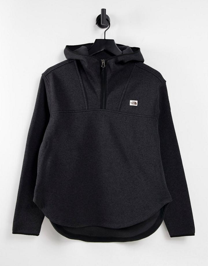 The North Face Crescent Popover Hoodie In Black