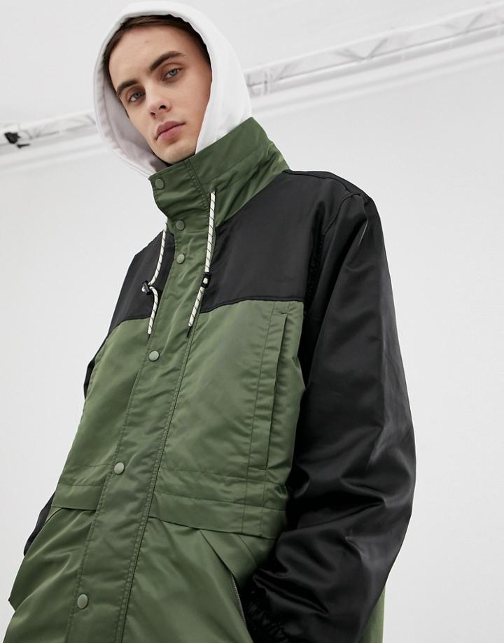 Weekday Erik Parka-green