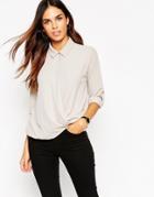 Asos Premium Jersey Shirt - Stone