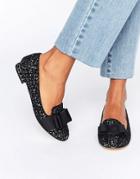 Miss Kg Gerry Bow Slipper Shoes - Black