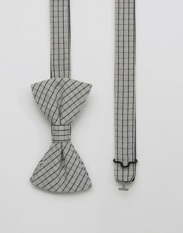 Original Penguin Bow Tie Grid Check - Gray