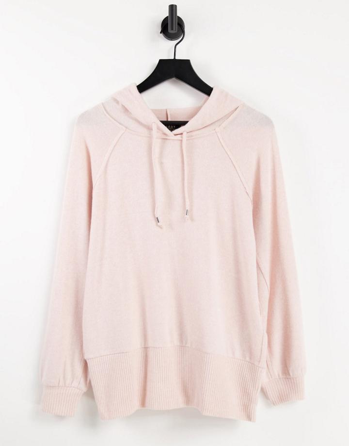 Lipsy Hoodie In Pink Heather