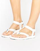 Teva Original Marbled Flat Sandal - White