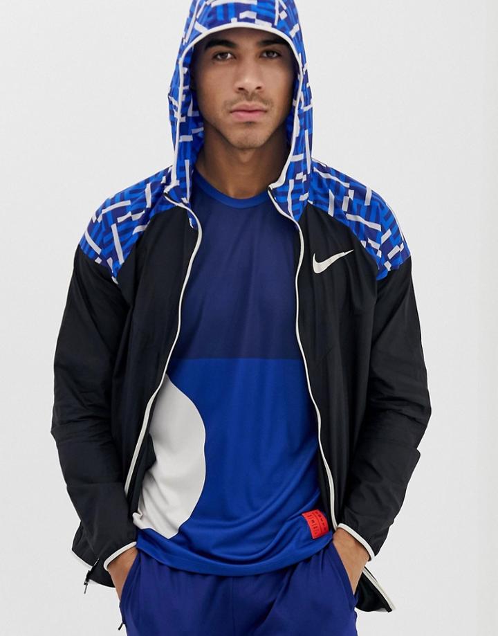 Nike Running Tokyo Pack Windrunner Jacket In Navy