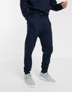 Le Breve Two-piece Slim Fit Jogger In Navy