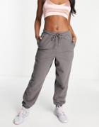 Asos 4505 Fleece Joggers-gray