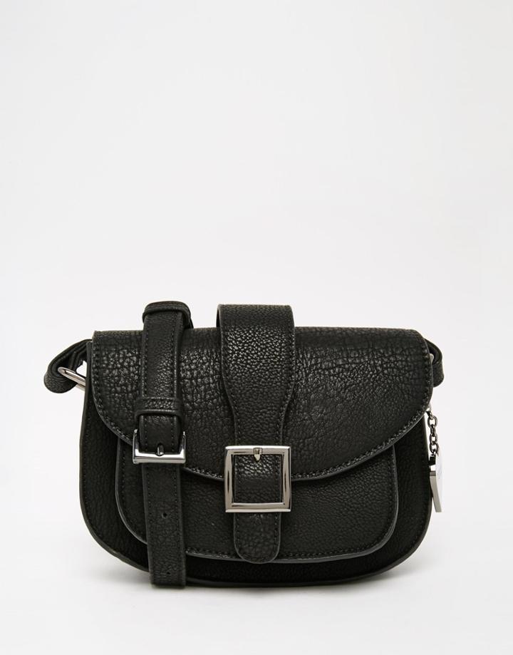 Marc B Alice Saddle Bag In Black - Black