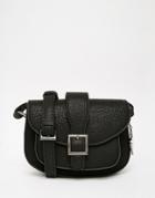 Marc B Alice Saddle Bag In Black - Black
