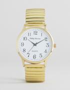 Philip Mercier Gold Bracelet Watch - Silver