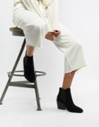 Asos Design Rolando Studded Chelsea Ankle Boots - Black