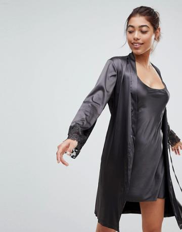 Lingadore Expresso Kimono Robe - Brown
