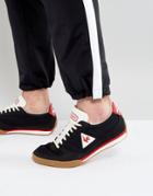 Le Coq Sportif Volley Retro Sneakers With Gum Sole In Black 1720100 - Black