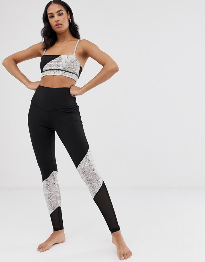 South Beach Snake Panel Legging