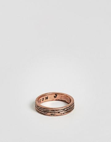 Icon Brand Arbor Band Ring In Copper - Copper