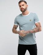 Lyle & Scott Logo T-shirt In Blue - Navy