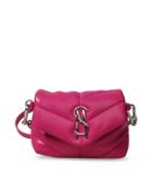 Steve Madden Btoy Quilted Cross-body Bag In Fuchsia-pink