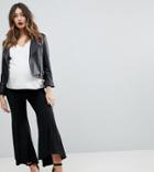 Asos Maternity Tailored Soft Fluted Pants - Black