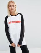 This Is Welcome Logo T-shirt - White