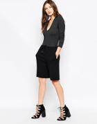 Just Female Lee Long Shorts - Black