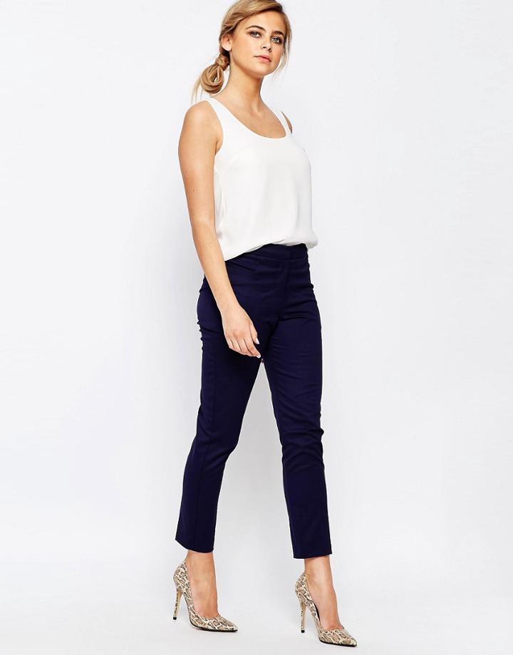 Oasis Straight Leg Pant - Navy