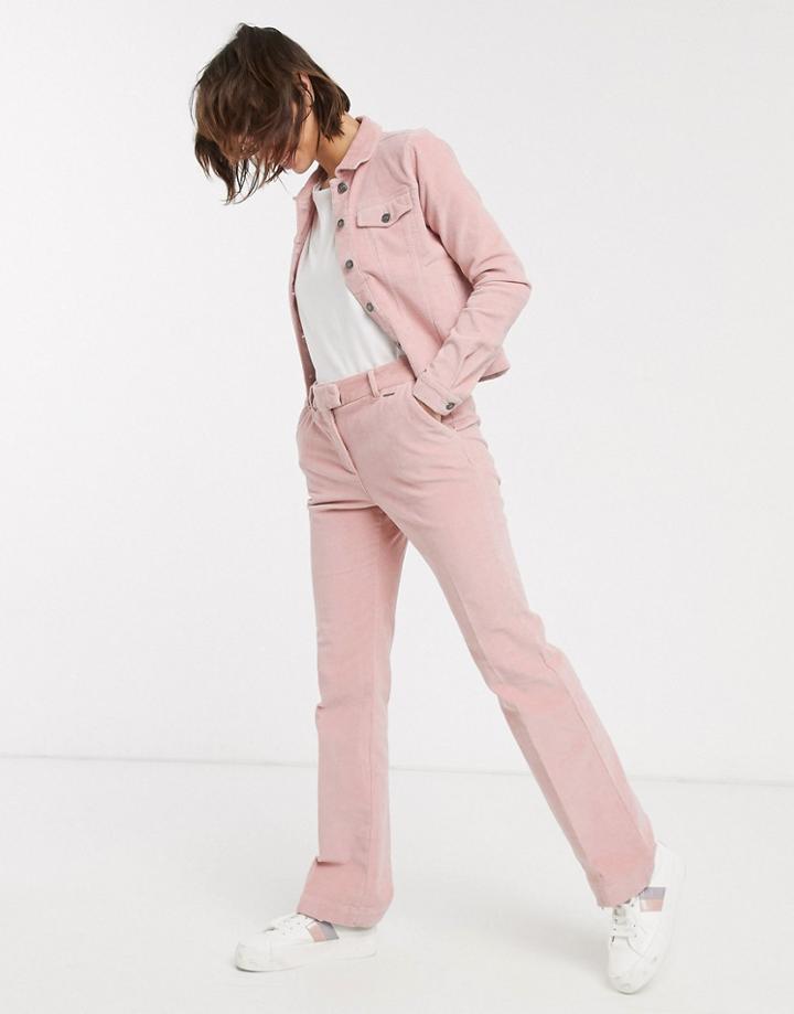 B. Young Wide Leg Pants-pink