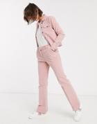 B. Young Wide Leg Pants-pink