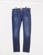 Only & Sons Slim Fit Jeans In Blue Wash-blues
