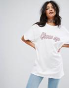 The Ragged Priest Grow Up Oversized T-shirt - White