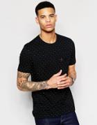 Original Penguin Jacquard Jersey Pocket T-shirt - Black