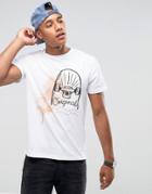 Jack & Jones Originals T-shirt With Skate Graphic - White