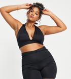 Asos Design Curve Mix And Match Legging Bikini Bottom In Black