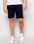 New Look 5 Pocket Chino Shorts In Navy - Navy