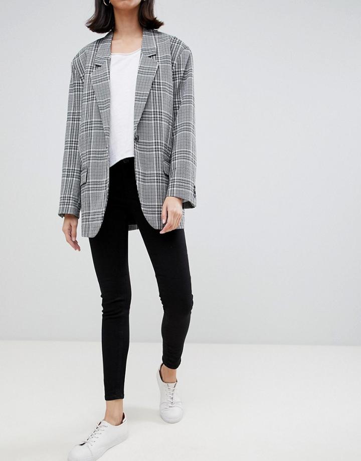 Asos Design Whitby Low Rise 'skinny' Jeans In Clean Black