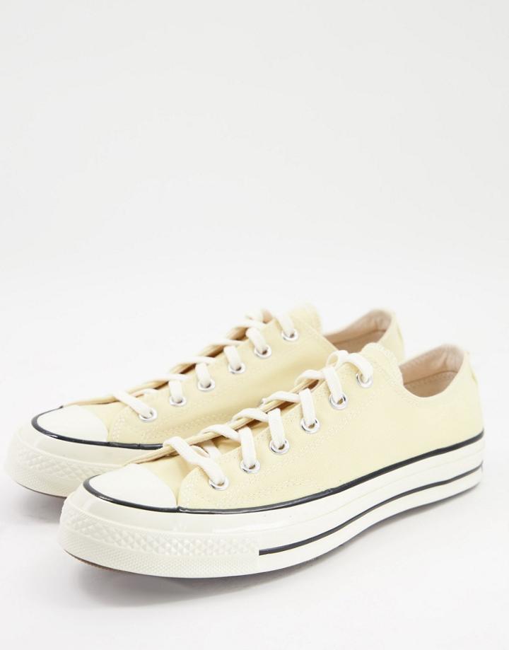 Converse Chuck 70 Ox Sneakers In Banana Cake-yellow