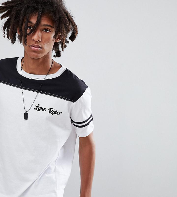 Sacred Hawk Panel T-shirt - White