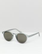 Pull & Bear Sunglasses In Gray - Gray