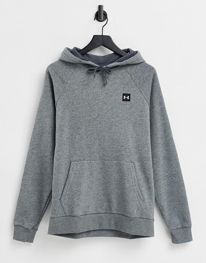Under Armour Training Rival Fleece Hoodie In Gray-grey