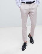 Burton Menswear Textured Suit Pants In Pink - Pink