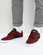 Etnies Barge Ls Sneakers In Burgundy - Red