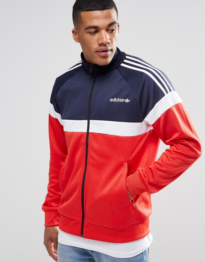Adidas Originals Itasca Track Jacket Ay7768 - Red