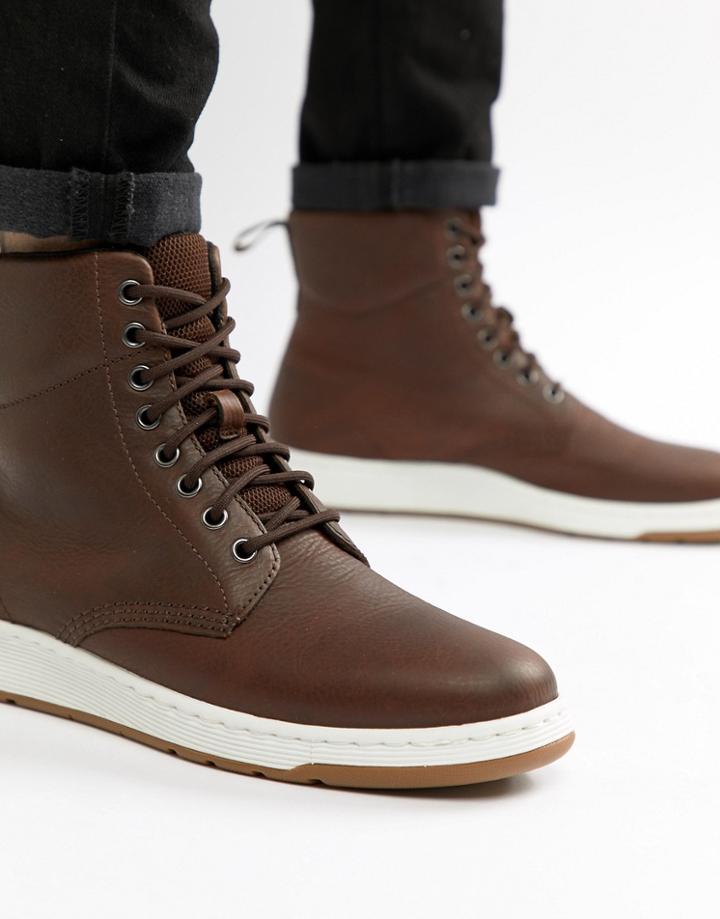 Dr Martens Rigal Boots In Tan - Tan
