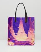 Skinnydip Holographic Structured Shopper Bag - Multi