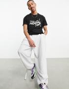 Puma Hoops Large Graphic T-shirt In Black