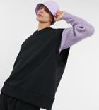 Collusion Oversized Sleeveless Sweatshirt In Black - Part Of A Set