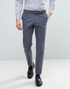 Selected Homme Slim Cotton Stretch Suit Pants - Blue