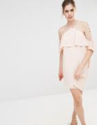 Endless Rose Ruffle Multi Strap Mini Dress - Blush