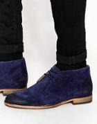 Selected Homme Bolton Suede Chukka Boots - Blue