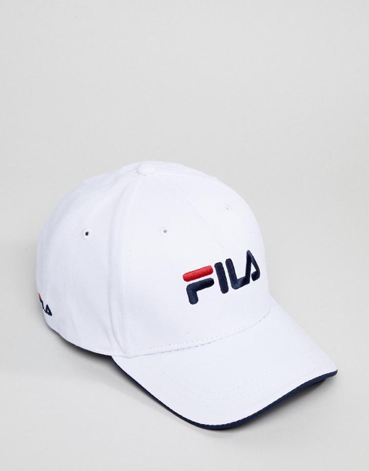 Fila Humphrey Baseball Cap In White - White