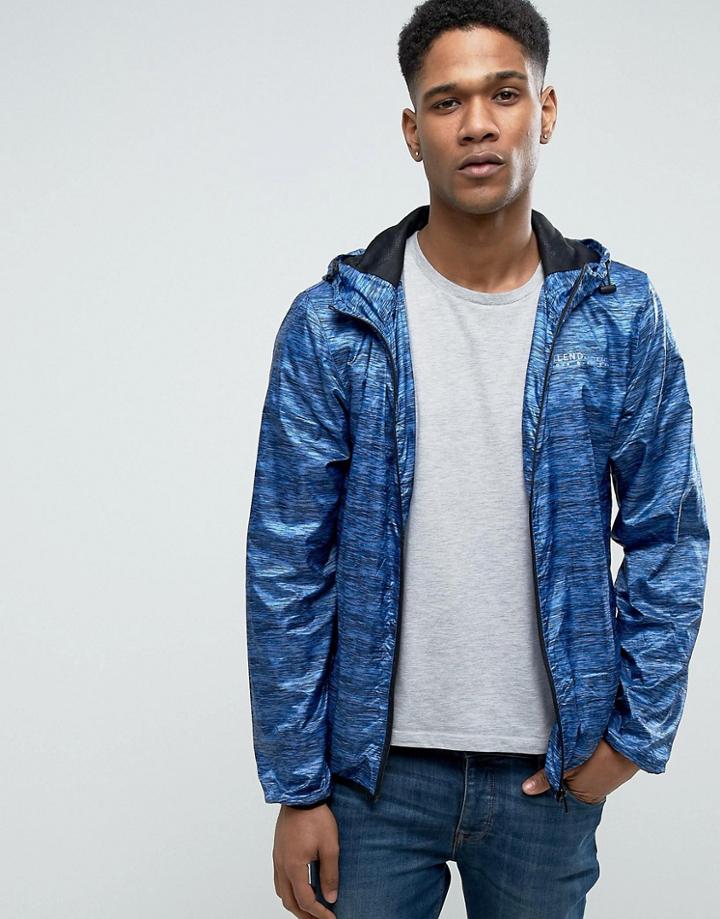 Blend Active Zip Through Track Jackets - Blue