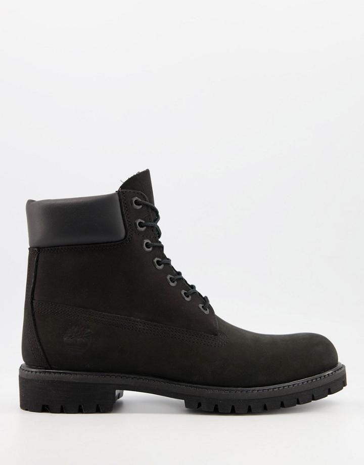 Timberland 6 Inch Premium Boots In Black
